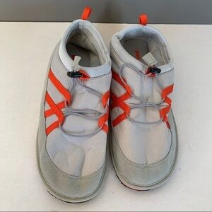 Pakems Slipper Shoes Grey with Orange Size 11